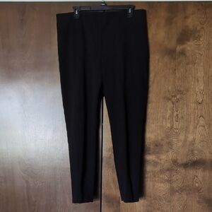 Talbots Black Straight Leg Pants Classic Style